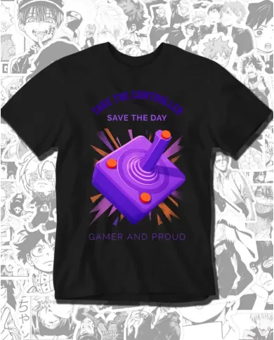 Camiseta Estampada Save The Day 🎮 Calidad Premium