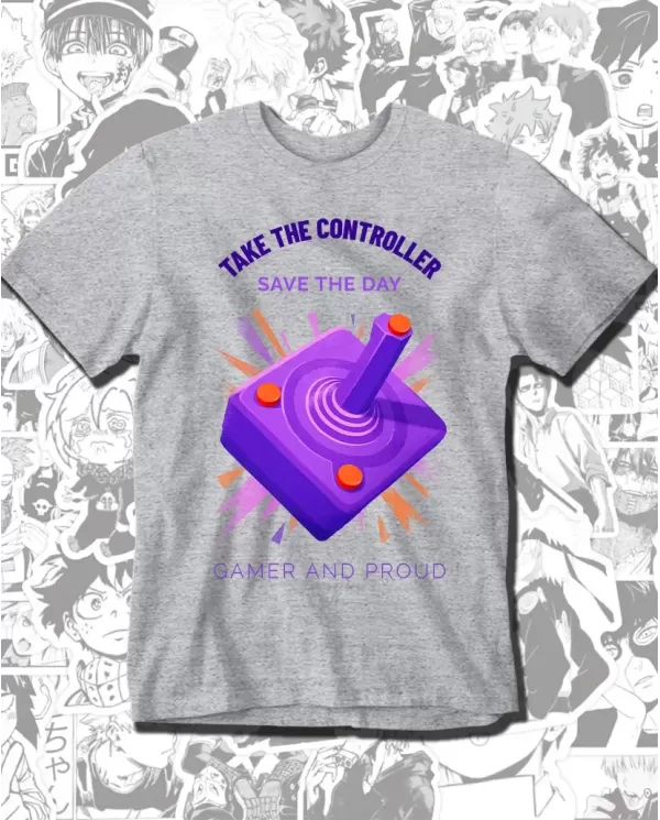 Camiseta Estampada Save The Day 🎮 Calidad Premium