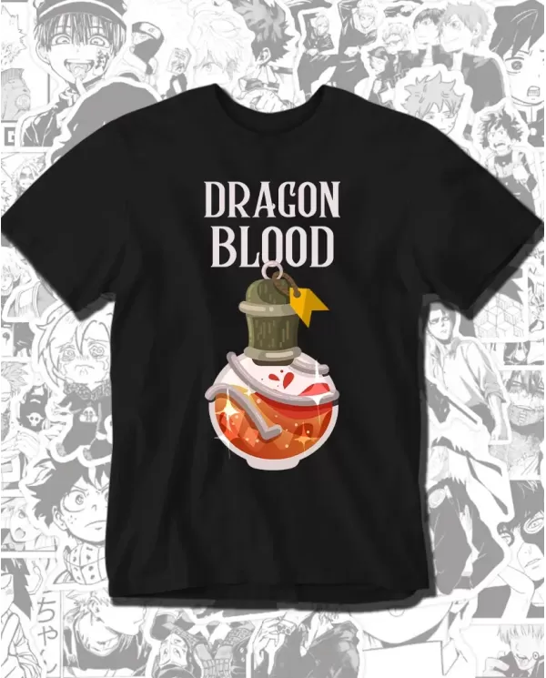 Camiseta Estampada Blood Dragon 🎮 Calidad Premium
