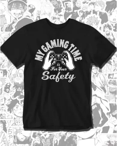 Camiseta Estampada My Gaming Time 🎮 Calidad Premium