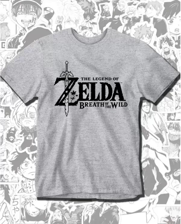Camiseta Estampada The Legend Of Zelda Breath Of The Wild 🎮 Calidad Premium