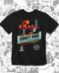 Camiseta Estampada Donkey Kong 🎮 Calidad Premium
