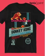 Camiseta Estampada Donkey Kong 🎮 Calidad Premium