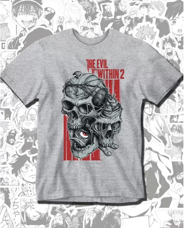 Camiseta Estampada The Evil Within 2 🎮 Calidad Premium