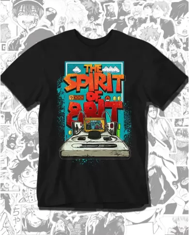 Camiseta Estampada The Spirit Of 8 Bits 🎮 Calidad Premium