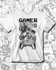 Camiseta Estampada Gamer 01 🎮 Calidad Premium