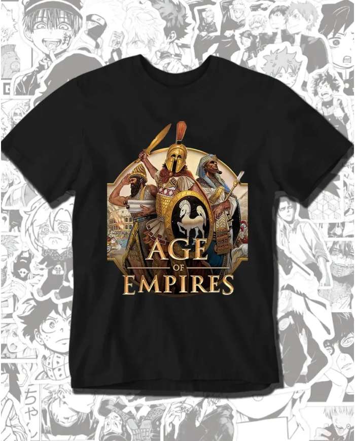 Camiseta Estampada Age Of Empires 🎮 Calidad Premium