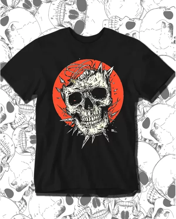 Camiseta Estampada Broken Skull 💀 Calidad Premium