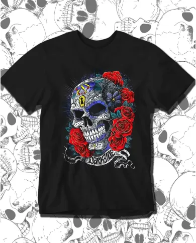 Camiseta Estampada Mexican Skull 💀 Calidad Premium