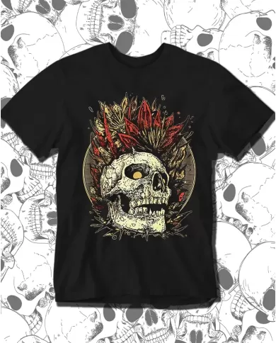 Camiseta Estampada Skull 02 💀 Calidad Premium