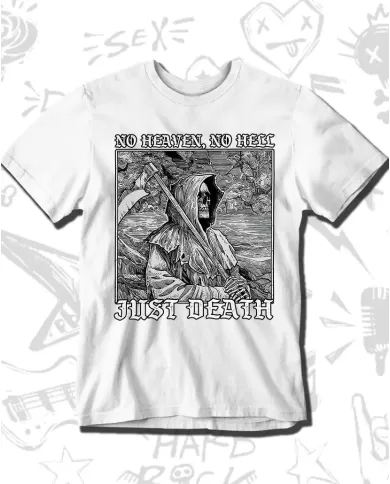 Camiseta Estampada Just Death 💀 Calidad Premium