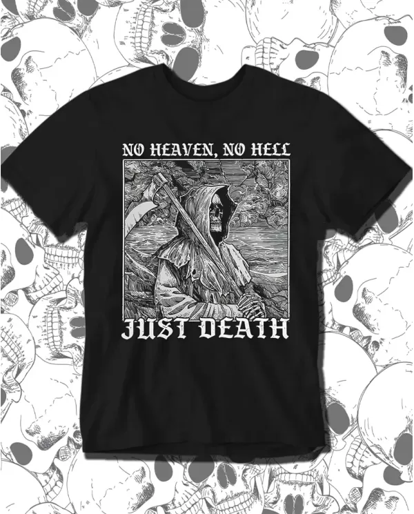 Camiseta Estampada Just Death 💀 Calidad Premium