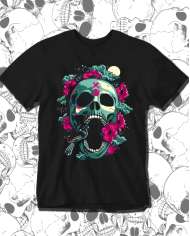 Camiseta Estampada Bird Skull 💀 Calidad Premium