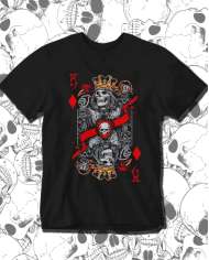 Camiseta Estampada King poker 💀 Calidad Premium