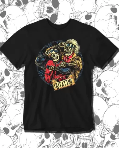 Camiseta Estampada We Are Out A Time 💀 Calidad Premium