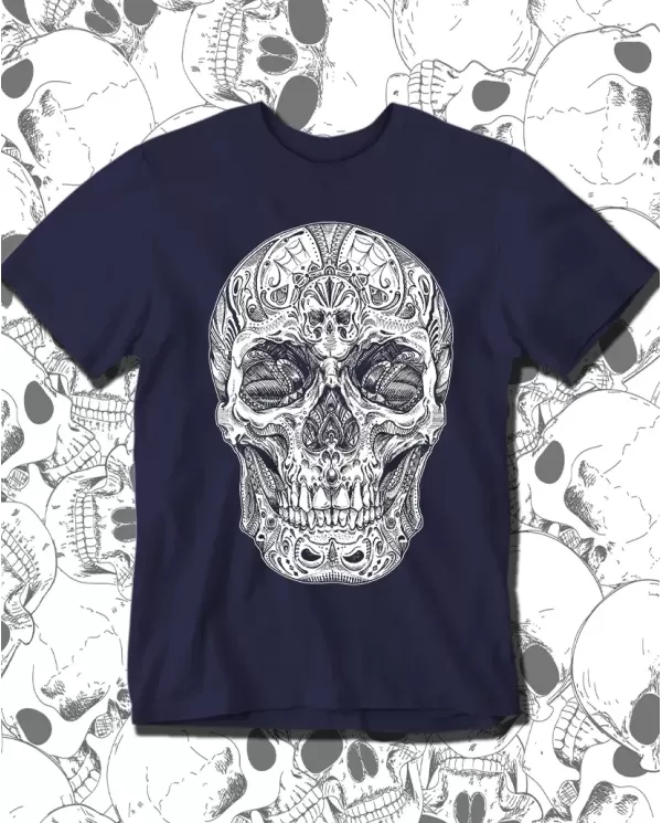 Camiseta Estampada Skull Art 💀 Calidad Premium