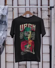 Camiseta Estampada Till Death Stake Zombie 💀 Calidad Premium