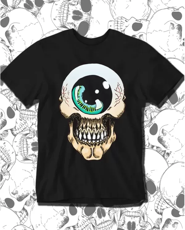 Camiseta Estampada Eye Skull 💀 Calidad Premium