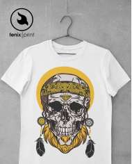 Camiseta Estampada Yellow Skull 💀 Calidad Premium