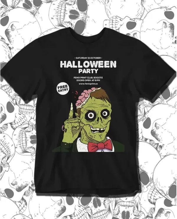 Camiseta Estampada Fenix Zombie 💀 Calidad Premium
