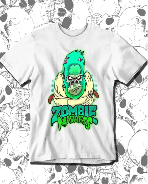 Camiseta Estampada Zombie Madness💀 Calidad Premium