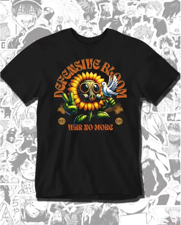 Camiseta Estampada Defensive Bloom 👽 Calidad Premium
