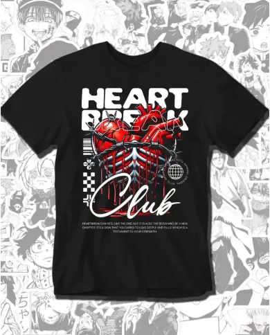 Camiseta Estampada Heart Break 👽 Calidad Premium