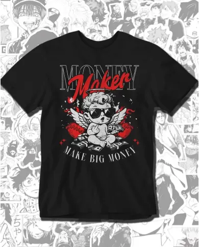 Camiseta Estampada Money Maker 👽 Calidad Premium
