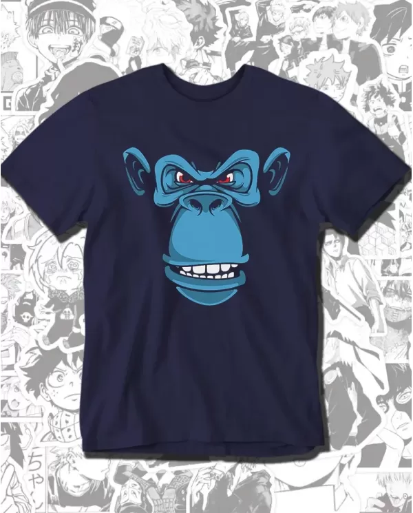 Camiseta Estampada Simio 03 👽 Calidad Premium