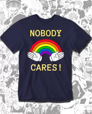 Camiseta Estampada No Body Cares 👽 Calidad Premium