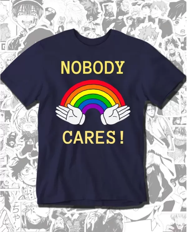 Camiseta Estampada No Body Cares 👽 Calidad Premium