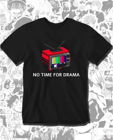 Camiseta Estampada No time for drama 👽 Calidad Premium