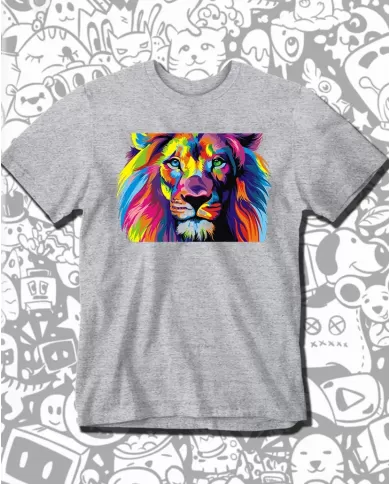 Camiseta Estampada Color Lion 👽 Calidad Premium