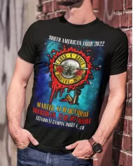Camiseta Estampada Guns And Roses Colombia 22 🤟 Calidad Premium