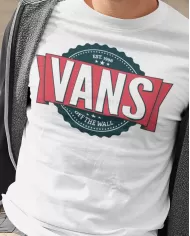 Camiseta Estampada Vans 👽 Calidad Premium