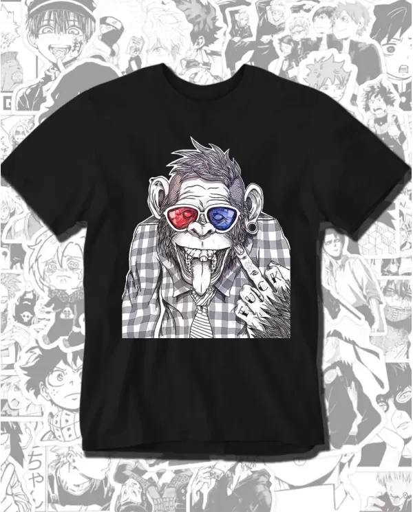 Camiseta Estampada Simio 04 👽 Calidad Premium