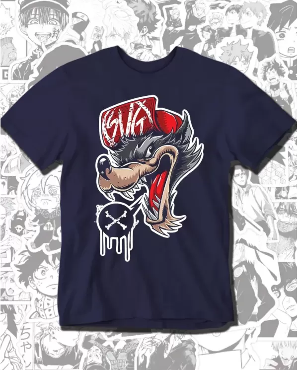 Camiseta Estampada Wolf SGV👽 Calidad Premium