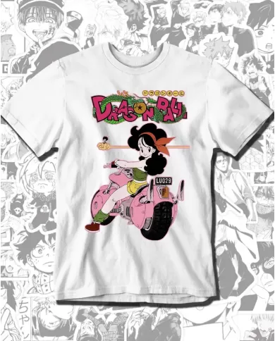 Camiseta Estampada Dragon Ball Launch 🍜 Calidad Premium