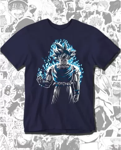 Camiseta Estampada Dragon Ball Goku Ultra Instinto 🍜 Calidad Premium