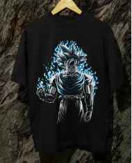 Camiseta Estampada Dragon Ball Goku Ultra Instinto 🍜 Calidad Premium