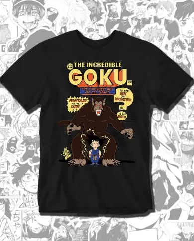 Camiseta Estampada Dragon Ball Goku 04 🍜 Calidad Premium