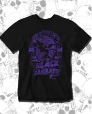 Camiseta Estampada Black Sabbath Purple 🤟 Calidad Premium