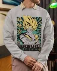 Camiseta Estampada Dragon Ball Super Saiyan 🍜 Calidad Premium