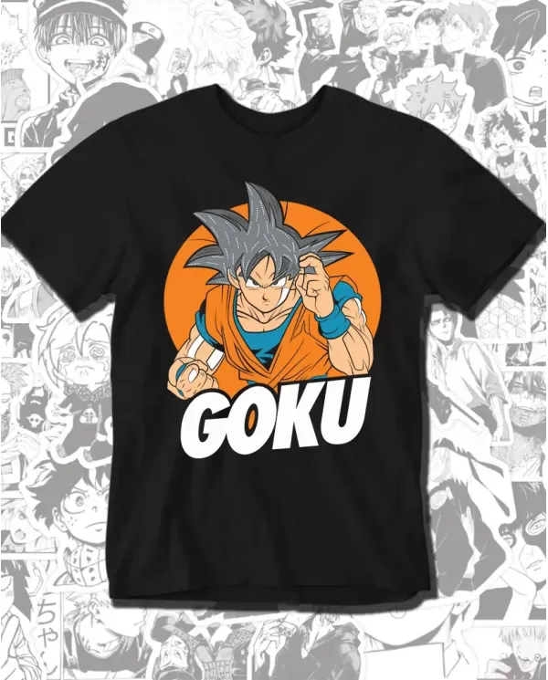 Camiseta Estampada Dragon Ball Goku 02 🍜 Calidad Premium