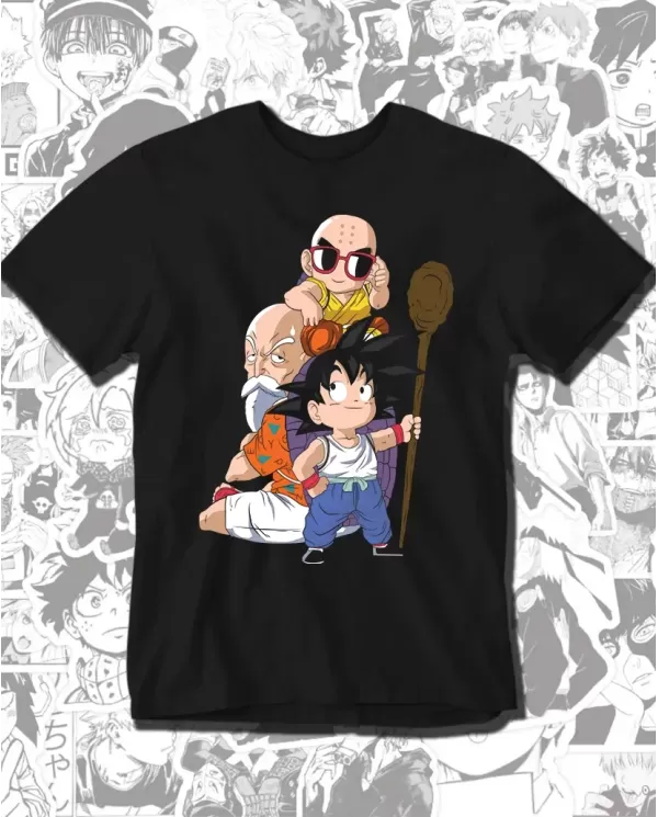 Camiseta Estampada Dragon Ball 01 🍜 Calidad Premium