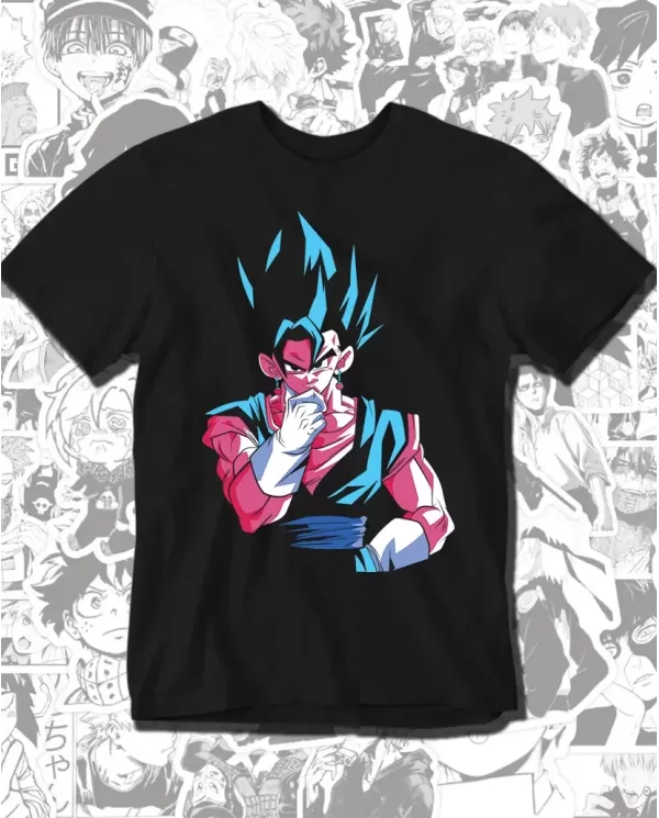 Camiseta Estampada Dragon Ball Vegetto 🍜 Calidad Premium