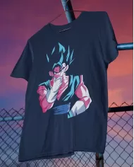 Camiseta Estampada Dragon Ball Vegetto 🍜 Calidad Premium