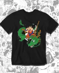 Camiseta Estampada Dragon Ball Goku Dragon 🍜 Calidad Premium