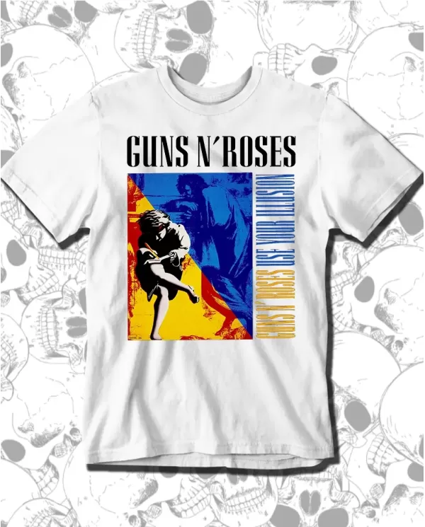 Camiseta Estampada Guns And Roses Use Your Illusion 🤟 Calidad Premium