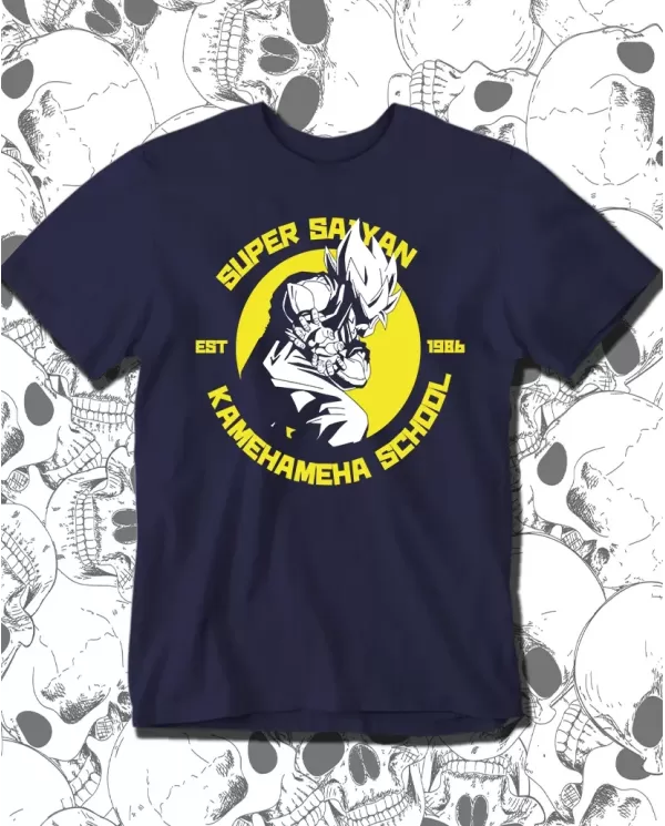 Camiseta Estampada Dragon Ball Kamehameha School 🍜 Calidad Premium